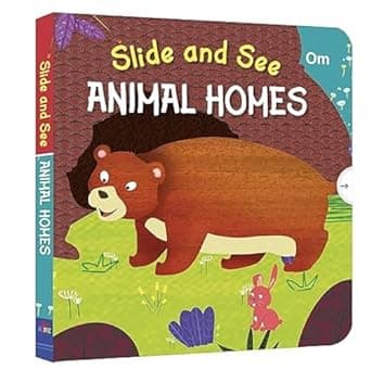 Board book, Pop up- Slide and See Animals Homes