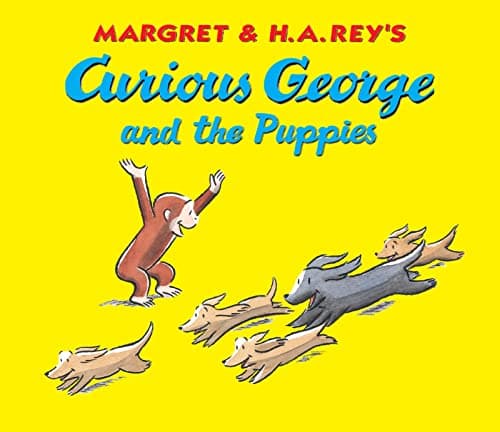 Curious George and the Puppies Book Cd