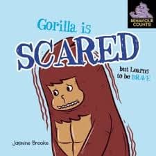 Gorilla is scared