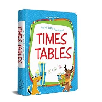 Times Table – Multiplication Tables from 1 to 20: Brightly Illustrated Math Learning Book